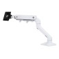 HX Desk Monitor Arm+HD Pivot White