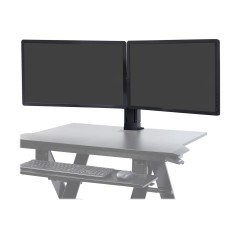 WorkFit Dual Monitor Kit Black