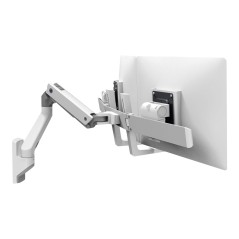 HX Wall Dual Monitor Arm White