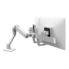 HX Desk Dual Monitor Arm White