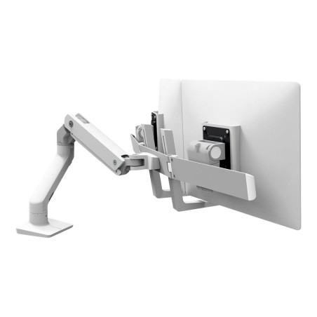 HX Desk Dual Monitor Arm White
