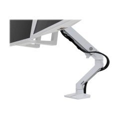 HX Desk Dual Monitor Arm White