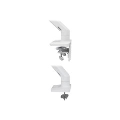 HX Desk Dual Monitor Arm White