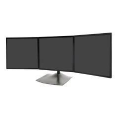 33-323-200/DS100 3 Screen Desk Stand Blk