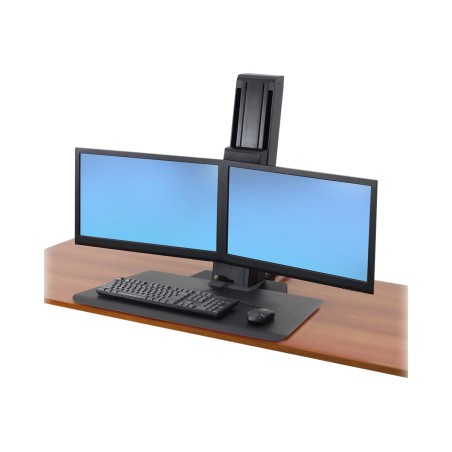 WORKFIT-S DUAL MONITOR SMALL WORKSURFA