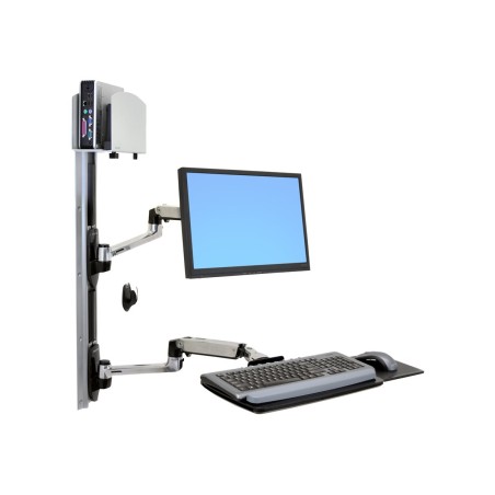 45-247-026/LX Wall Mount System Silver