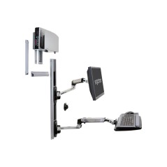45-247-026/LX Wall Mount System Silver