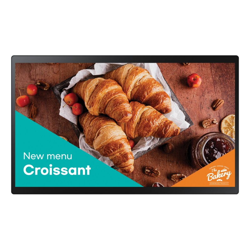 Samsung QB24C-T Écran plat de signalisation numérique 61 cm (24") LED Wifi 250 cd/m² Full HD Noir Écran tactile Intégré dans le Samsung QB24C-T Écran plat de signalisation numérique 61 cm (24") LED Wifi 250 cd/m² Full HD Noir Écran tactile Intégré dans le