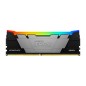 Kingston Technology FURY 64 Go 3200 MT/s DDR4 CL16 DIMM (Kits de 4) 1Gx8 Renegade RGB