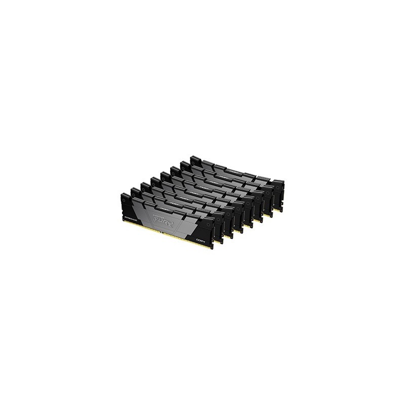 Kingston Technology FURY 256 Go 3200 MT/s DDR4 CL16 DIMM (Kits de 8) Renegade Black