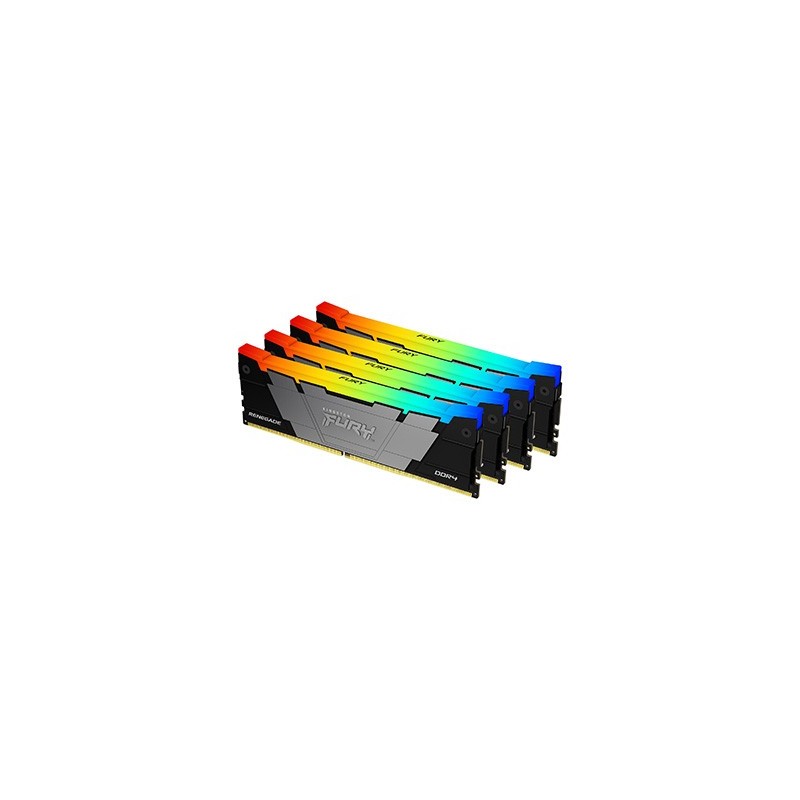 Kingston Technology FURY 32 Go 3600 MT/s DDR4 CL16 DIMM (Kits de 4) Renegade RGB
