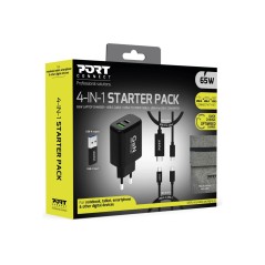 4-IN-1 STARTER PACK 65W GaN CHARGER