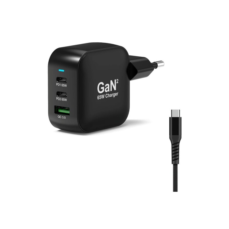 WALL CHARGER TYPE C PD 65W GaN CABLE EU WALL CHARGER TYPE C PD 65W GaN CABLE EU