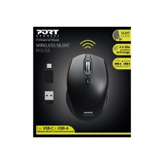 MOUSE OFFICE PRO SILENT WIRELESS - BLACK
