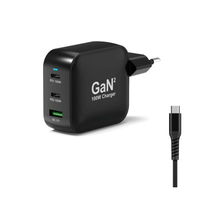 WALL CHARGER TYPE C PD 100W GaN+CtoC