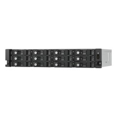 QNAP TL-R1200PES-RP Boîtier de disques de stockage Boîtier disque dur SSD Noir, Gris 2.5 3.5"