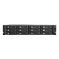 QNAP TL-R1200PES-RP Boîtier de disques de stockage Boîtier disque dur/SSD Noir, Gris 2.5/3.5"
