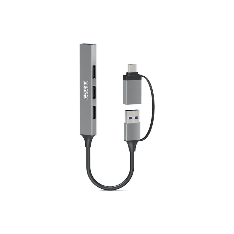 HUB USB 4 PORTS SLIM COMBO for BtoC