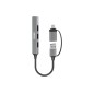 HUB USB 4 PORTS SLIM COMBO for BtoC