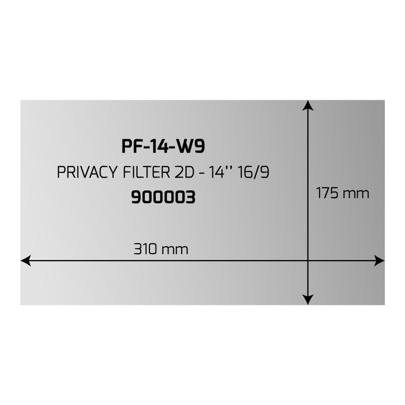 Privacy Filter 2D 14'' 16/9 Privacy Filter 2D 14'' 16/9