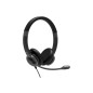 STEREO HEADSET ACTIVE OFFICE USB MIC OF