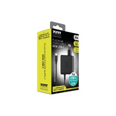 POWER SUPPLY GaN 65W - TYPE C PLUG IN EU