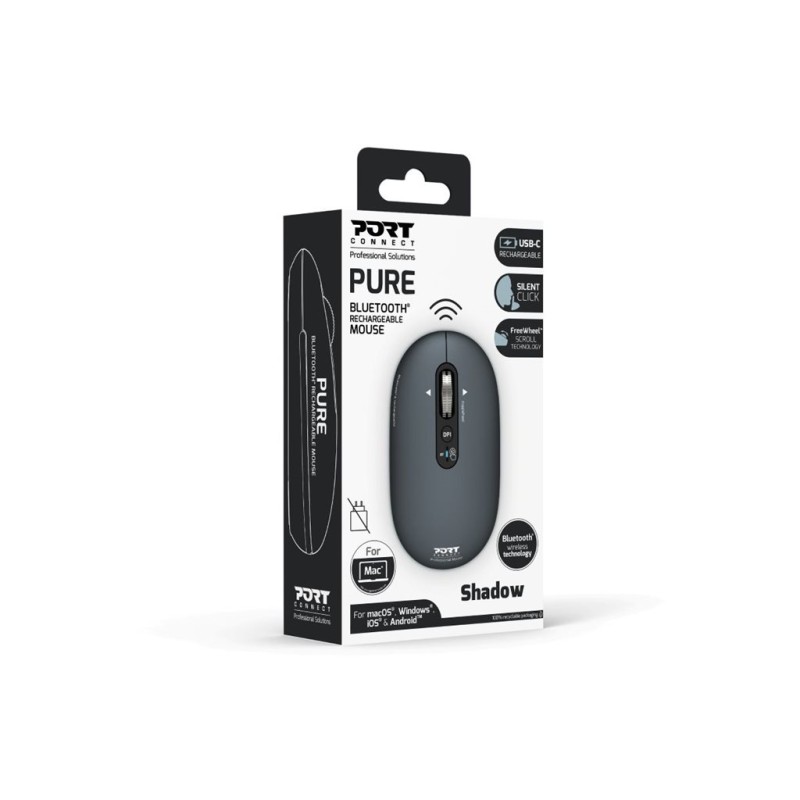 MOUSE RCHRGBL BT PURE MAC SHADOW MOUSE RCHRGBL BT PURE MAC SHADOW
