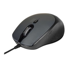 MOUSE OFFICE WIRED SILENT PRO BLACK BULK