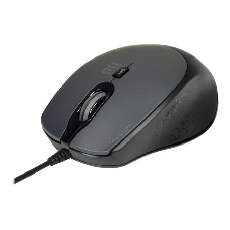 MOUSE OFFICE WIRED SILENT PRO BLACK BULK