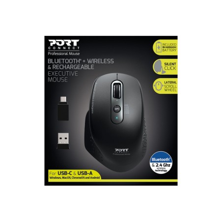 MOUSE OFFICE EXECUTIVE RECHARGEABLE BLUE