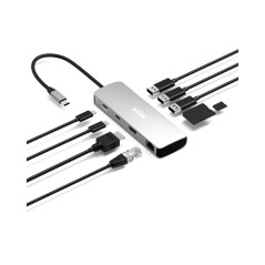 DOCKING TYPE C 9IN1 1x4K HDMI 85W RETAIL