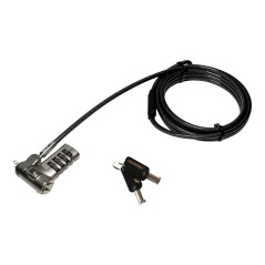 SECURITY CABLE UNIVERSAL SWITCHABLE LOCK