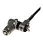SECURITY CABLE UNIVERSAL SWITCHABLE LOCK