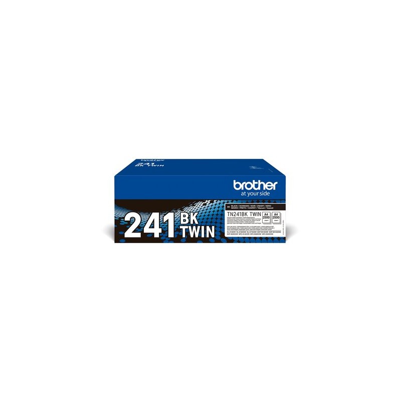 Brother TN-241BKTWIN Cartouche de toner 2 pièce(s) Original Noir