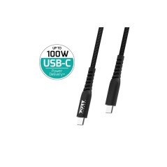 CABLE TYPE C TO TYPE C 2M PD 100W - CHAR