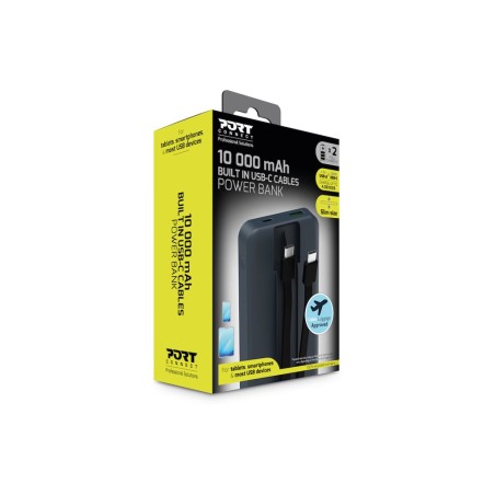 POWERBANK 10 000 mAh - 2x BUILT IN CABLE