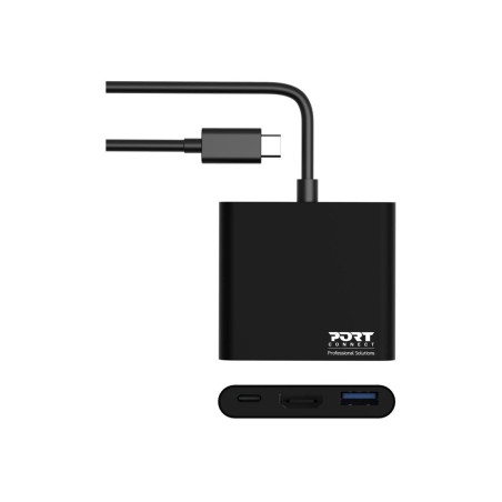 DOCKING MINI TYPE C HDMI+USB3+USB-C