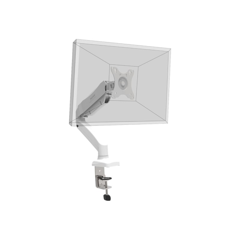 MONITOR ARMS VESA 1 SCREEN WHITE