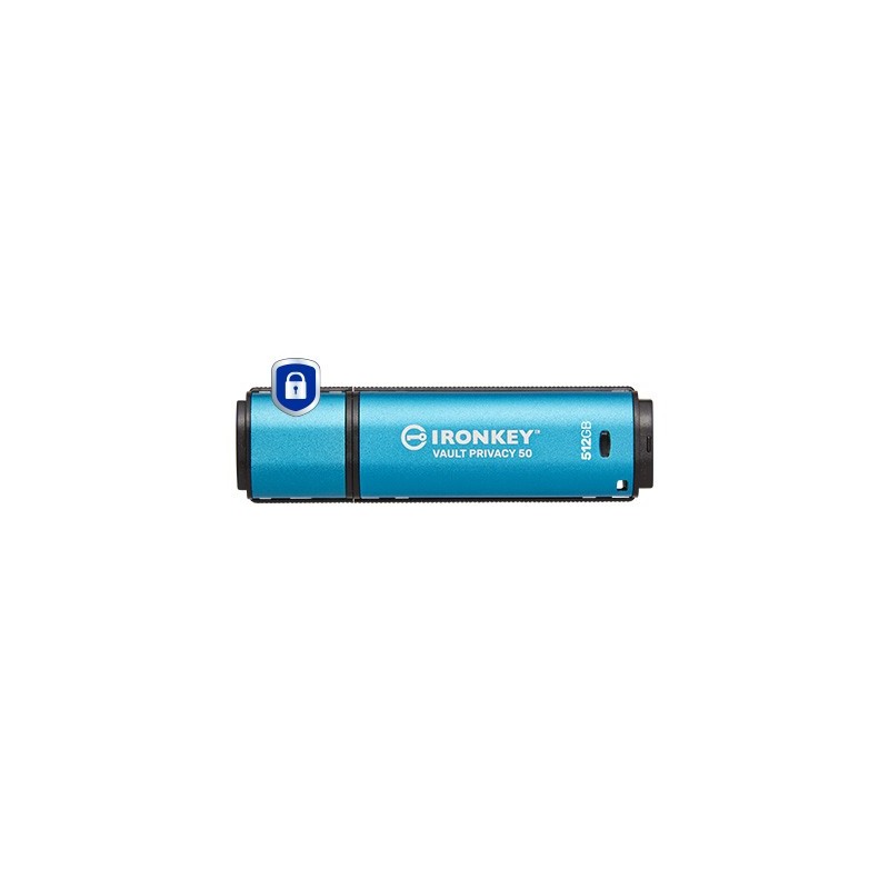 Kingston Technology IronKey 512Go Vault Privacy 50 chiffrée AES-256, FIPS 197