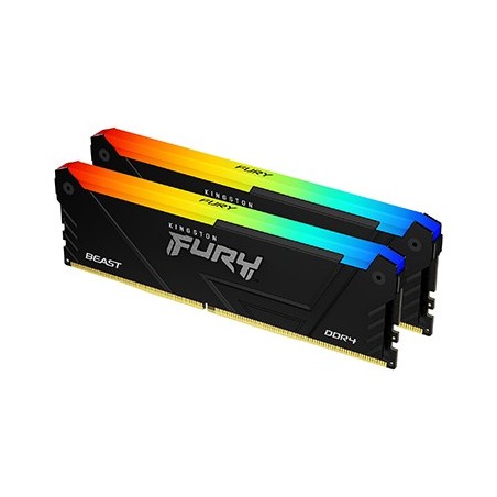 Kingston Technology FURY Beast 64GB 3600MT s DDR4 CL18 DIMM (Kits de 2) RGB