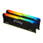 Kingston Technology FURY Beast 64GB 3600MT/s DDR4 CL18 DIMM (Kits de 2) RGB Kingston Technology FURY Beast 64GB 3600MT/s DDR4 CL18 DIMM (Kits de 2) RGB