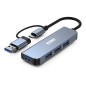 MINEE : HUB USB-A/C AVEC 4 PORTS USB-A