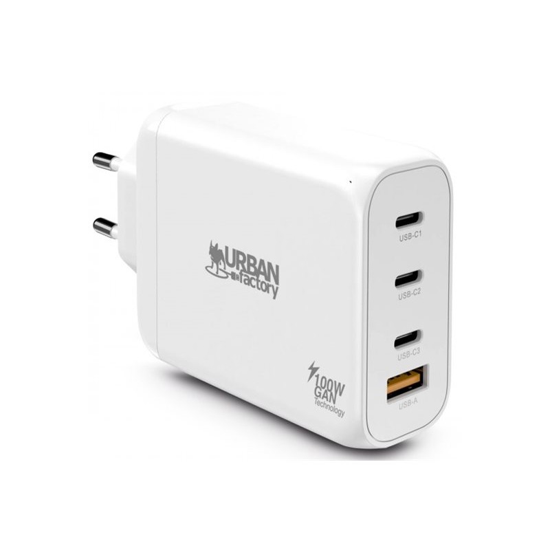 POWEE: CHARGEUR GaN USB-C 100W- 3 PORT U POWEE: CHARGEUR GaN USB-C 100W- 3 PORT U