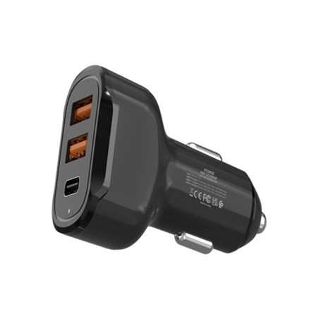POWEE: CHARGEUR DE VOITURE 30W AVEC 2 US