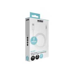 USB-A to USB-C 1M WHITE