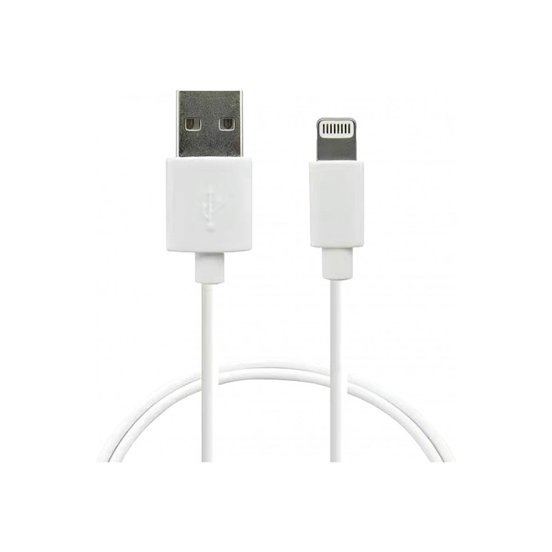 USB-A to LIGHTNING MFI 80CM- WHITE USB-A to LIGHTNING MFI 80CM- WHITE