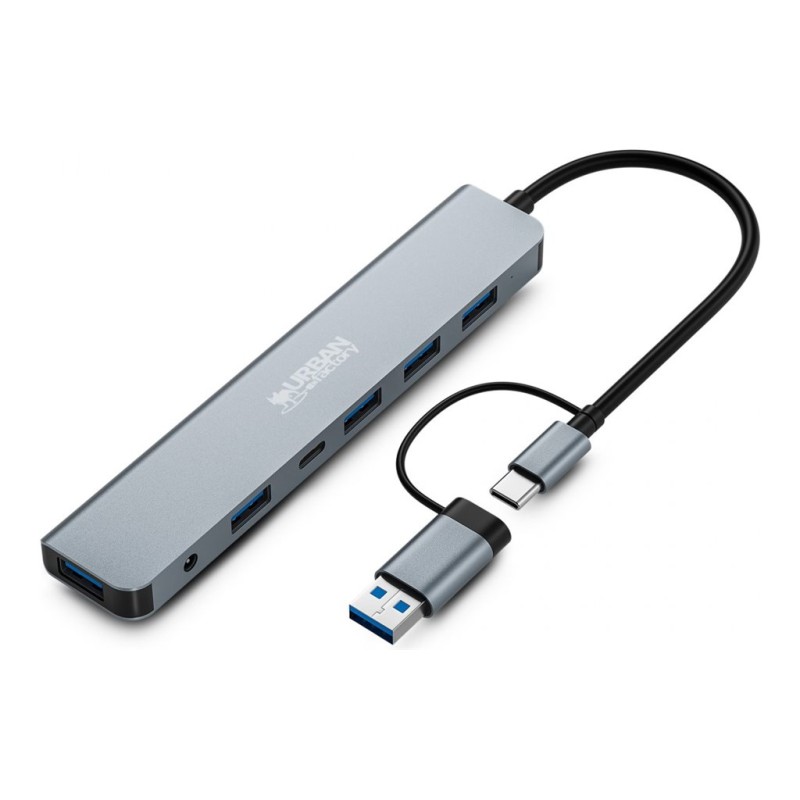 MINEE 7 IN 1 : USB-A/C HUB WITH 5 USB-A
