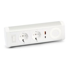 POWEE DESK: TRIPLE EU POWER SOCKET