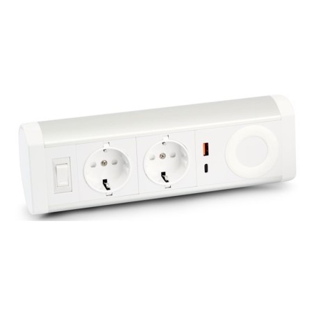 POWEE DESK: TRIPLE EU POWER SOCKET