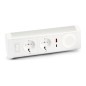 POWEE DESK: TRIPLE EU POWER SOCKET